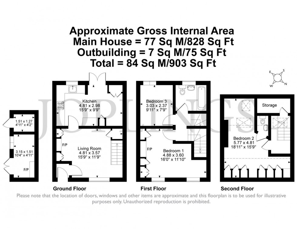 Floorplan for Front Street, Sowerby, Thirsk