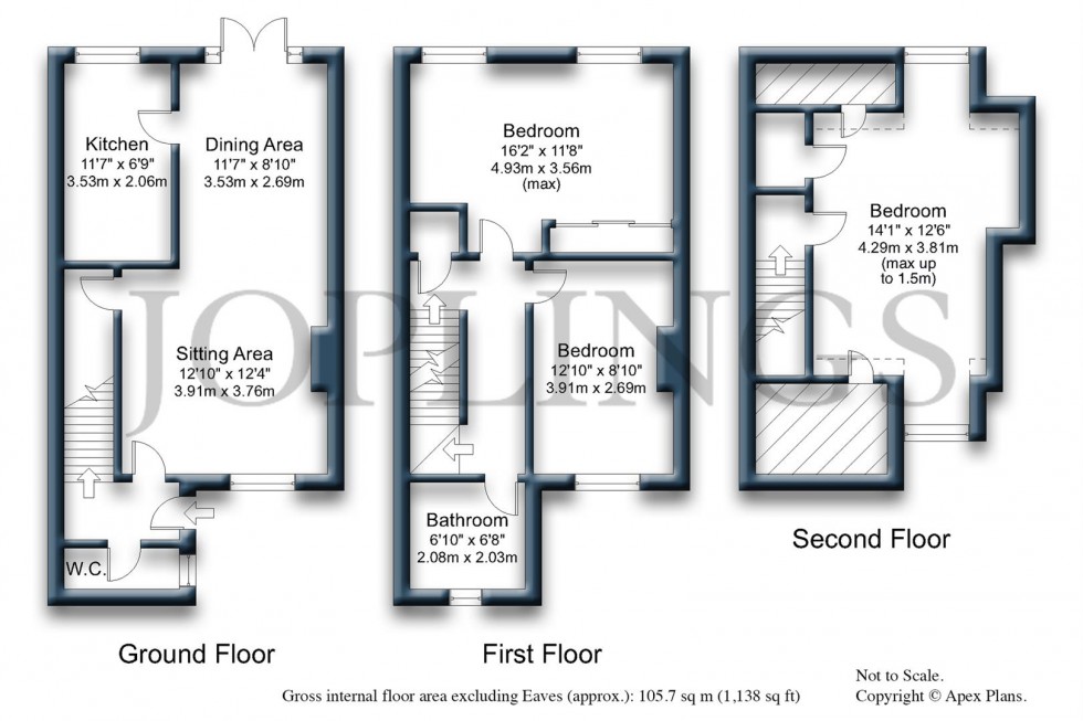 Floorplan for Williamson Close, Ripon